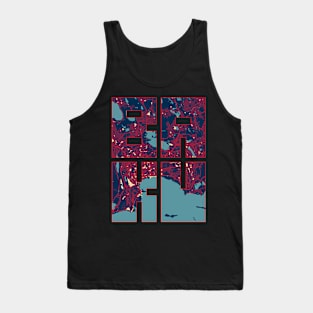 Baku, Azerbaijan City Map Typography - Hope Tank Top